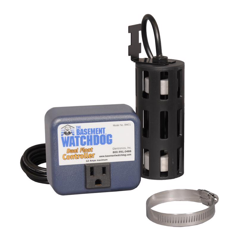 The Basement Watchdog 1/2 HP 4,400 gph Cast Iron Dual Reed Switch AC Submersible Sump Pump 10 ft