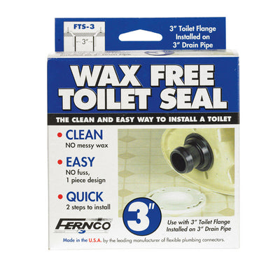 Fernco Wax Free 3" Toilet Seal PVC
