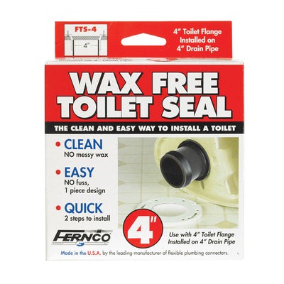 Fernco Wax Free 4" Toilet Seal PVC