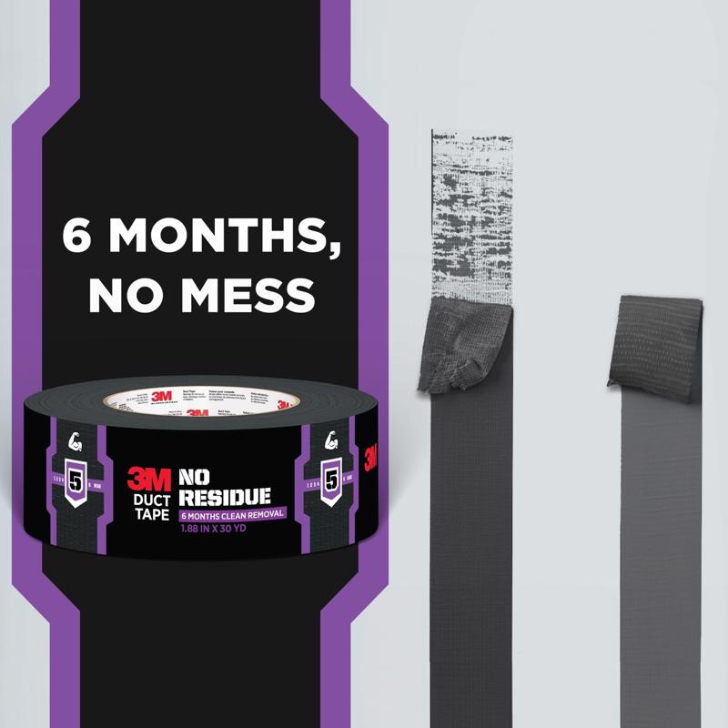 3M 1.88 in. W X 25 yd L Dark Gray Duct Tape