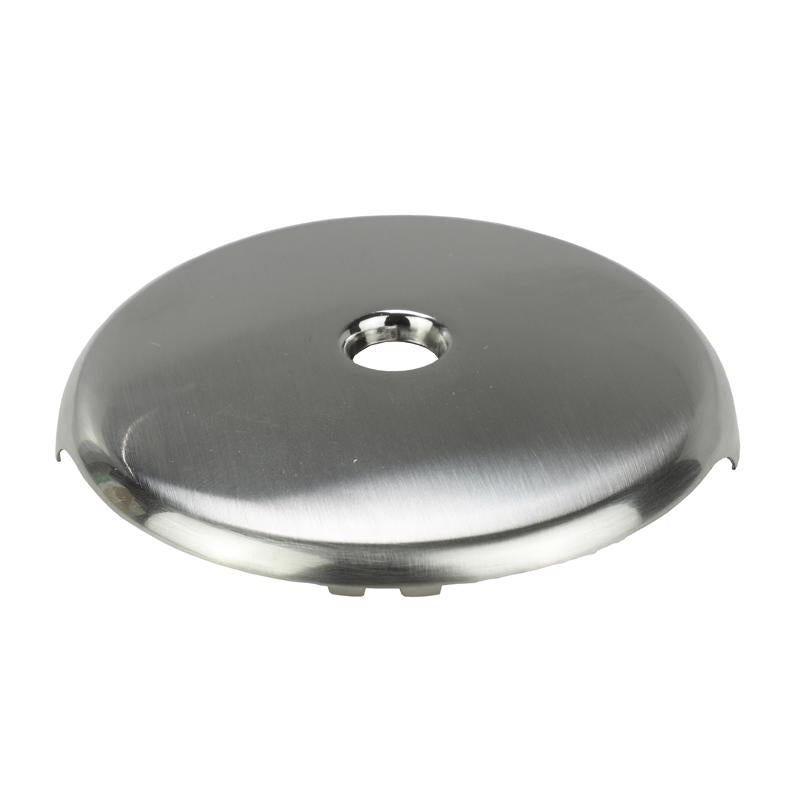 Danco 1-1/2 in. Brushed Nickel Gray Round Brass Lift and Turn Tub Drain Trim Kit