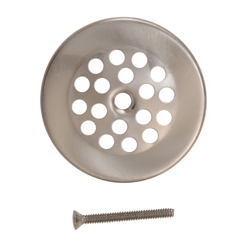 Danco 2-7/8 in. Brushed Nickel Metal Shower Drain Strainer