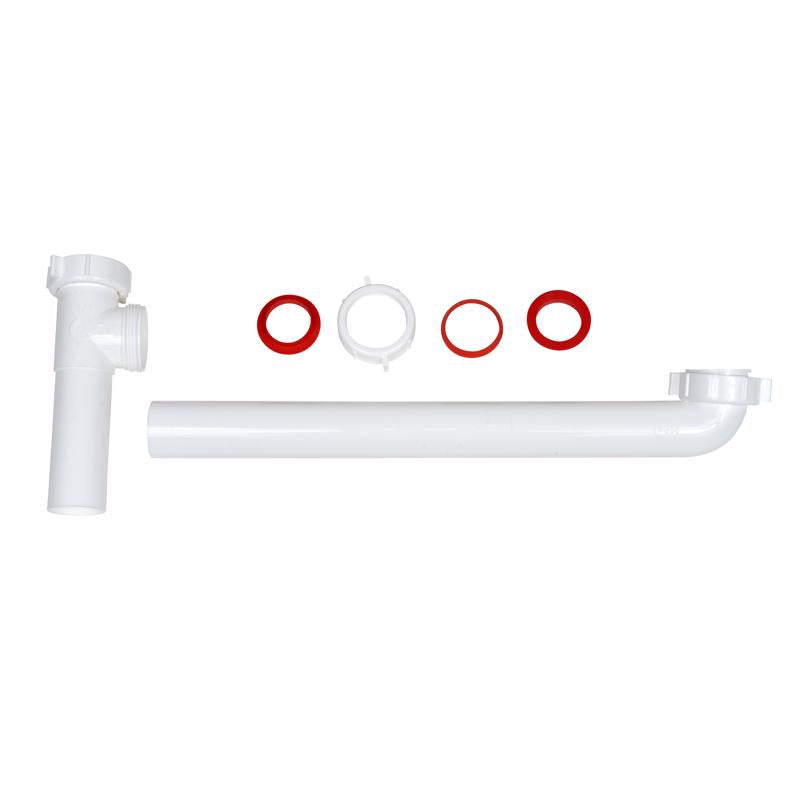 Keeney 1-1/2 in. D X 16 in. L Plastic Continuous Waste End Outlet