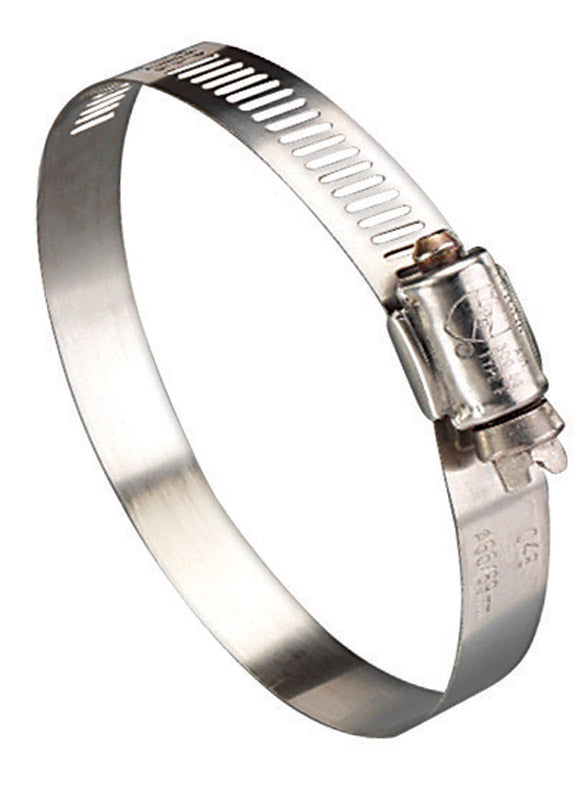 Ideal Tridon Hy Gear 1-3/4 in to 3-3/4 in. SAE 52 Silver Hose Clamp Stainless Steel Marine