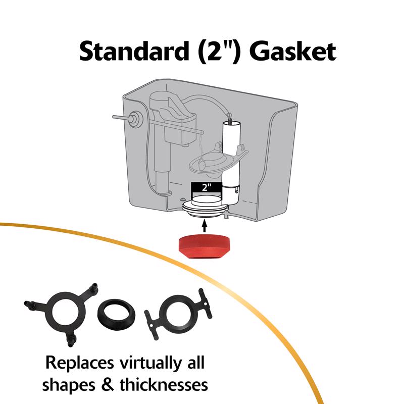 Korky Adjustable 2 inch Flush Valve Kit