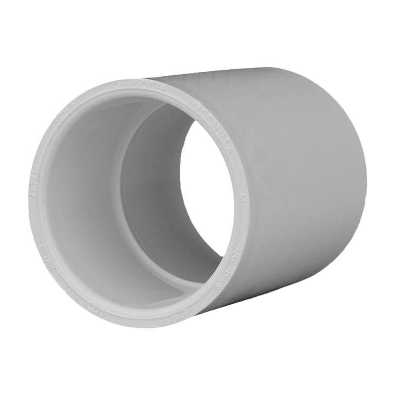 Charlotte Pipe Schedule 40 1-1/2 in. Slip X 1-1/2 in. D Slip PVC Coupling