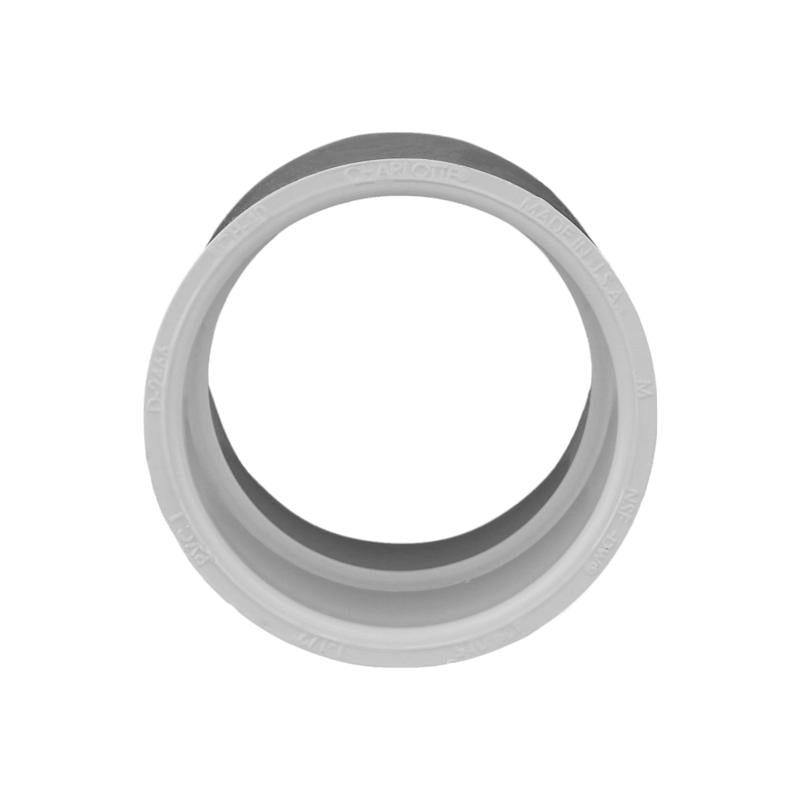 Charlotte Pipe Schedule 40 1-1/2 in. Slip X 1-1/2 in. D Slip PVC Coupling