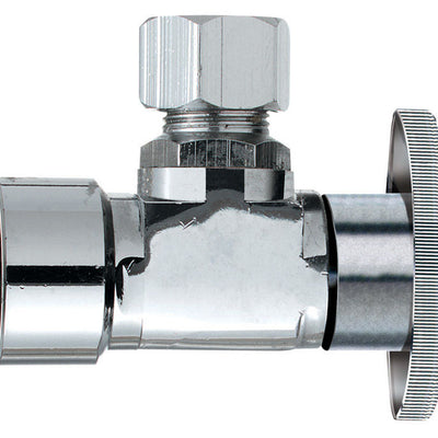 Keeney FIP Compression Brass Angle Stop Valve