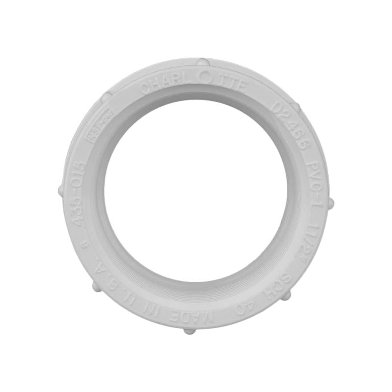 Charlotte Pipe Schedule 40 1-1/2 in. Slip X 1-1/2 in. D FPT PVC Adapter