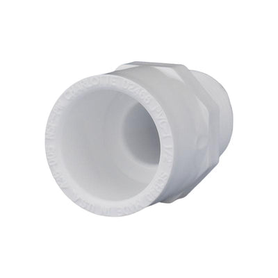 Charlotte Pipe Schedule 40 1/2 in. Slip X 1/2 in. D MPT PVC Pipe Adapter