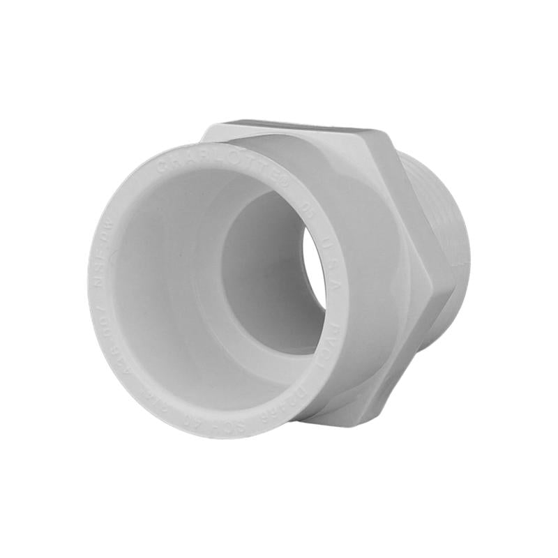 Charlotte Pipe Schedule 40 3/4 in. Slip X 3/4 in. D MPT PVC Pipe Adapter