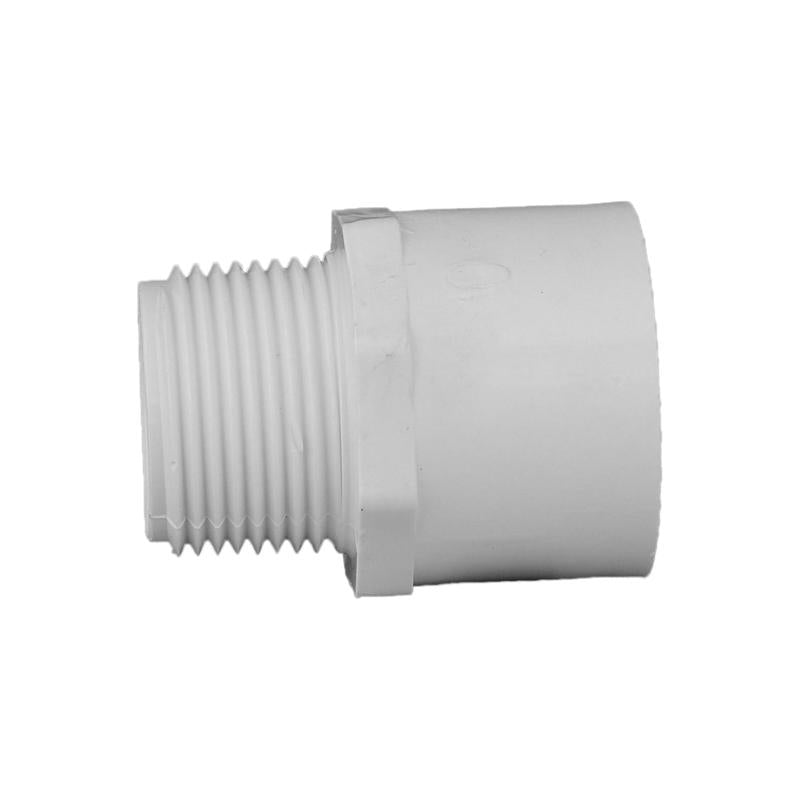 Charlotte Pipe Schedule 40 1 in. Slip X 1 in. D MPT PVC Pipe Adapter