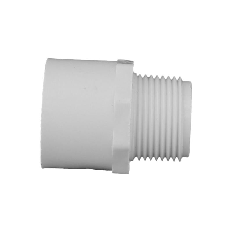 Charlotte Pipe Schedule 40 1 in. Slip X 1 in. D MPT PVC Pipe Adapter