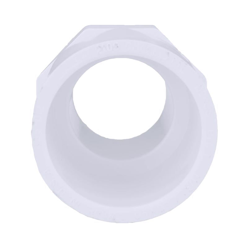 Charlotte Pipe Schedule 40 1-1/4 in. Slip X 1-1/4 in. D MPT PVC Pipe Adapter