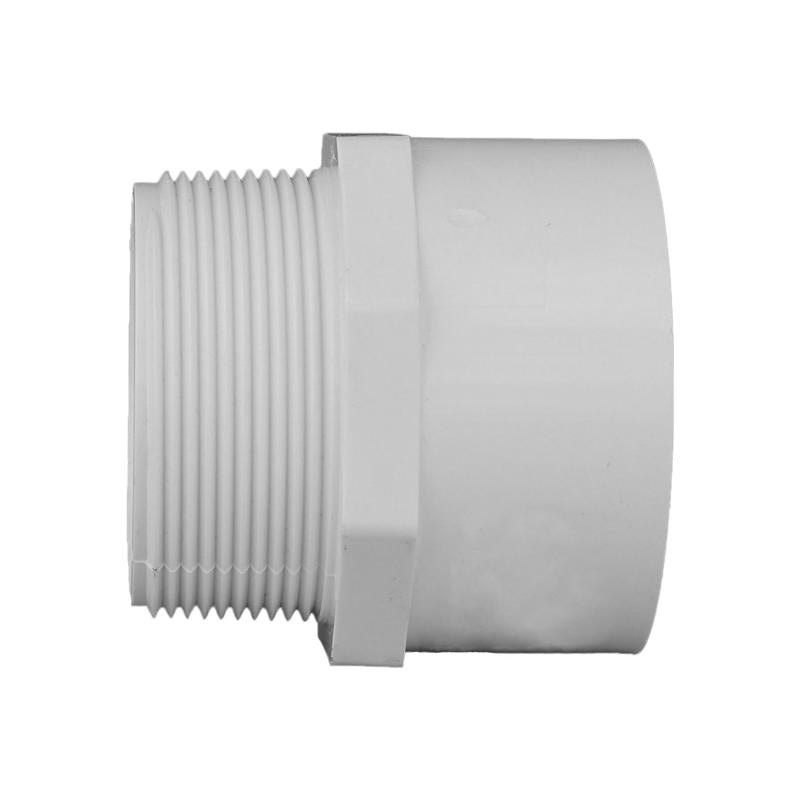 Charlotte Pipe Schedule 40 2 in. Slip X 2 in. D MPT PVC Pipe Adapter