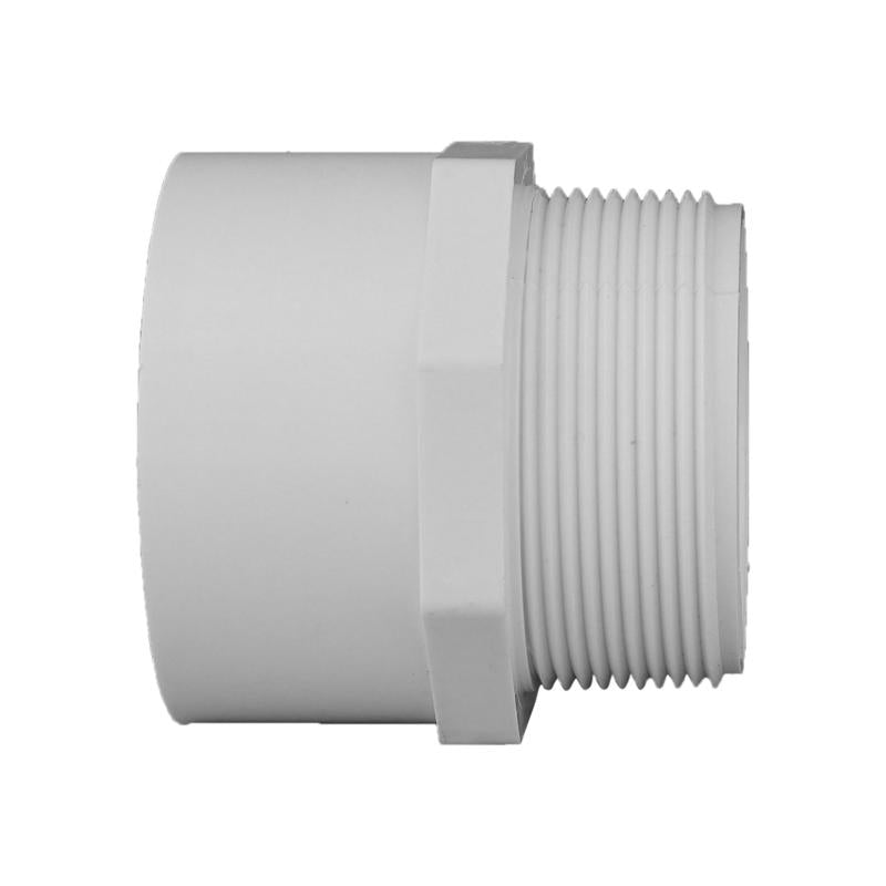 Charlotte Pipe Schedule 40 2 in. Slip X 2 in. D MPT PVC Pipe Adapter