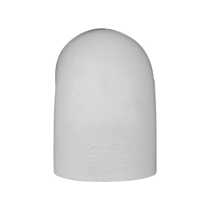Charlotte Pipe Schedule 40 2 in. Slip X 2 in. D Slip PVC Elbow