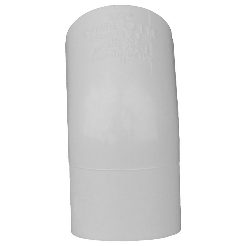 Charlotte Pipe Schedule 40 1/2 in. Slip X 1/2 in. D Slip PVC 45 Degree Elbow