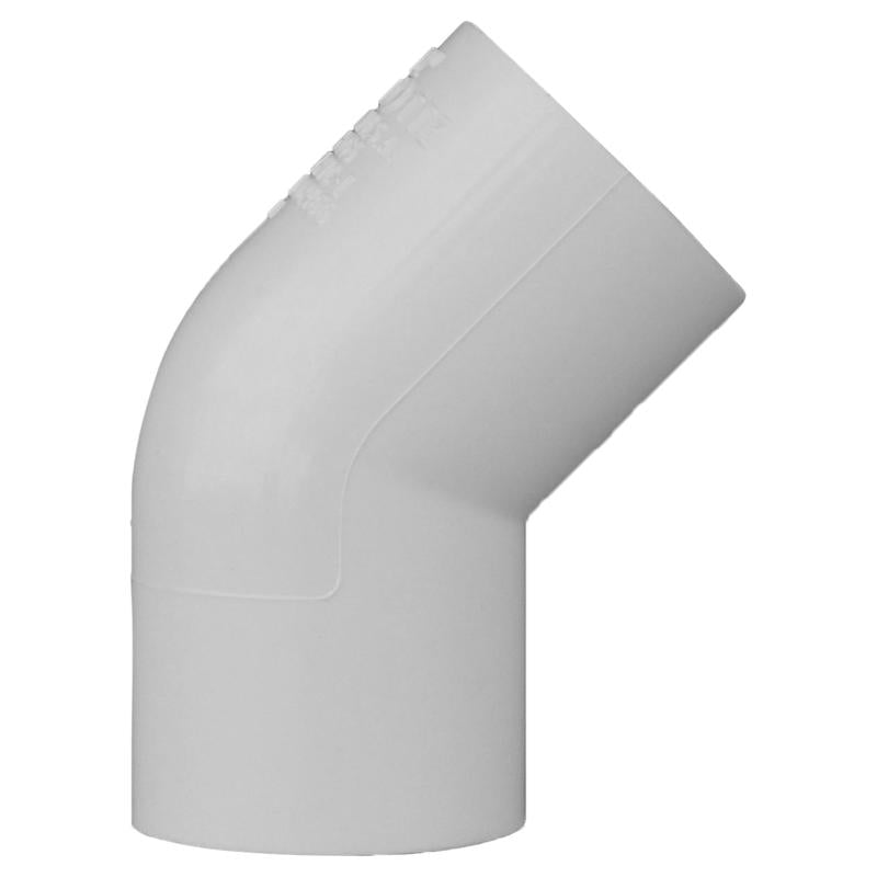 Charlotte Pipe Schedule 40 1/2 in. Slip X 1/2 in. D Slip PVC 45 Degree Elbow