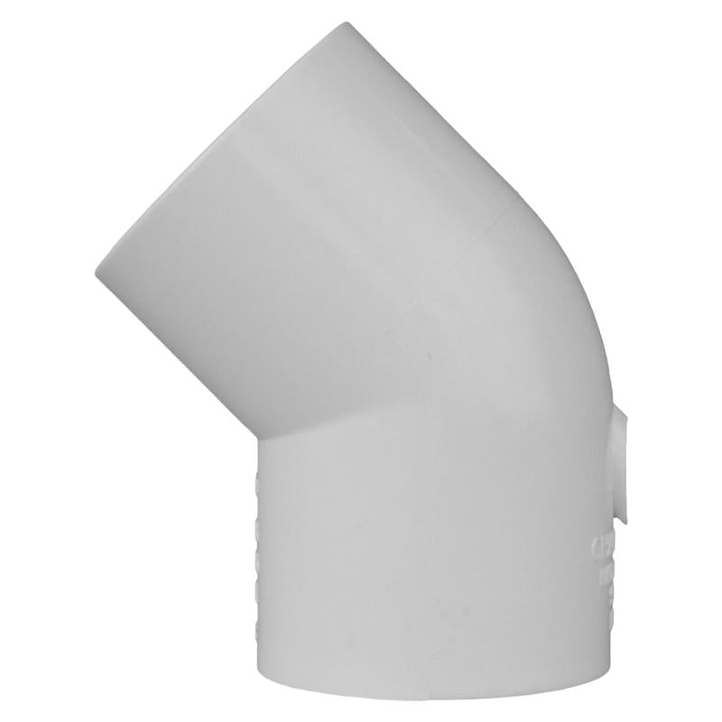 Charlotte Pipe Schedule 40 1-1/2 in. Slip X 1-1/2 in. D Slip PVC Elbow