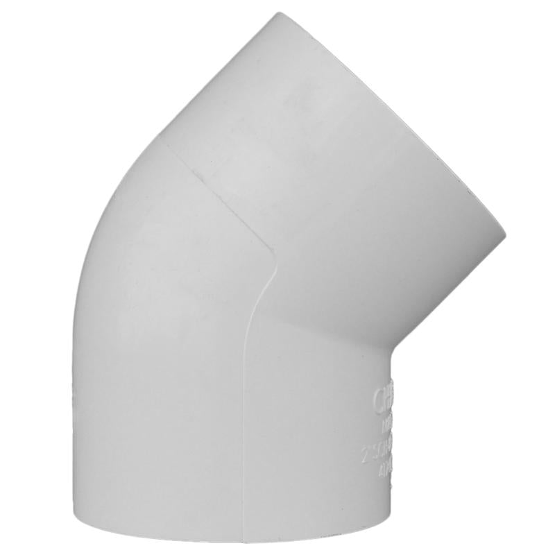 Charlotte Pipe Schedule 40 2 in. Slip X 2 in. D Slip PVC Elbow