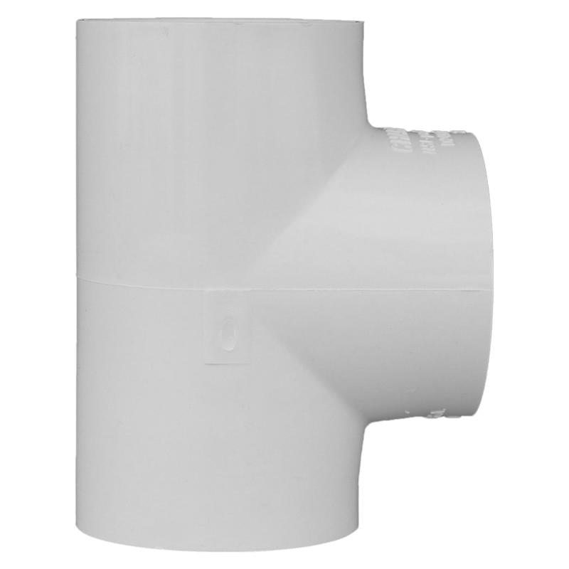 Charlotte Pipe Schedule 40 2 in. Slip X 2 in. D Slip PVC Tee
