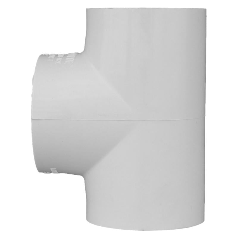 Charlotte Pipe Schedule 40 2 in. Slip X 2 in. D Slip PVC Tee