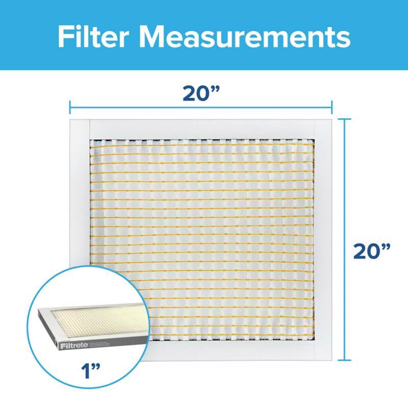 Filtrete 20 in. W X 20 in. H X 1 in. 300 MPR Pleated Filter Dust