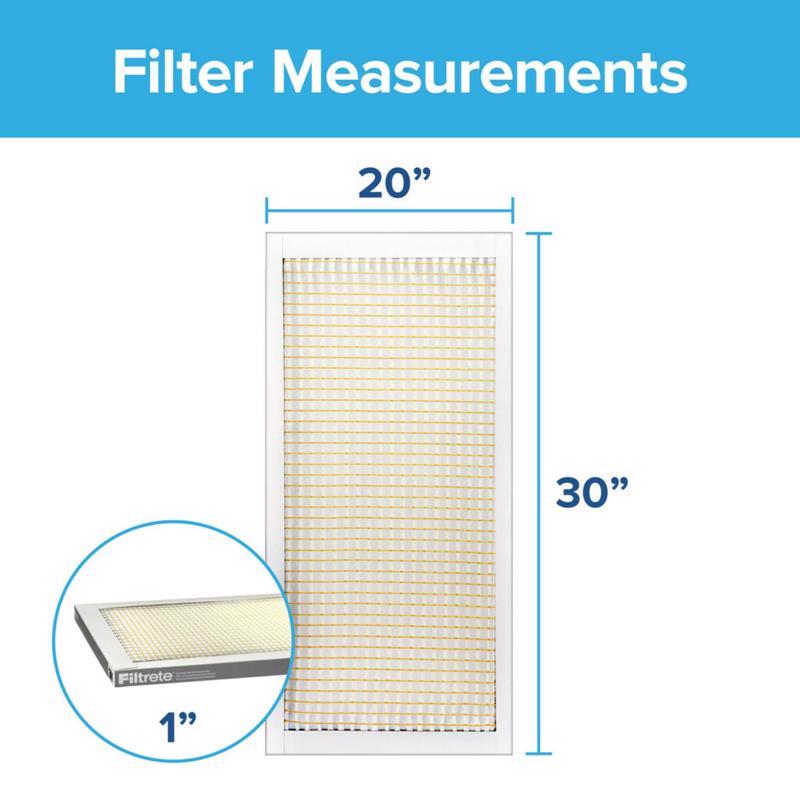 Filtrete 20 in. W X 30 in. H X 1 in. 300 MPR Pleated Filter Dust