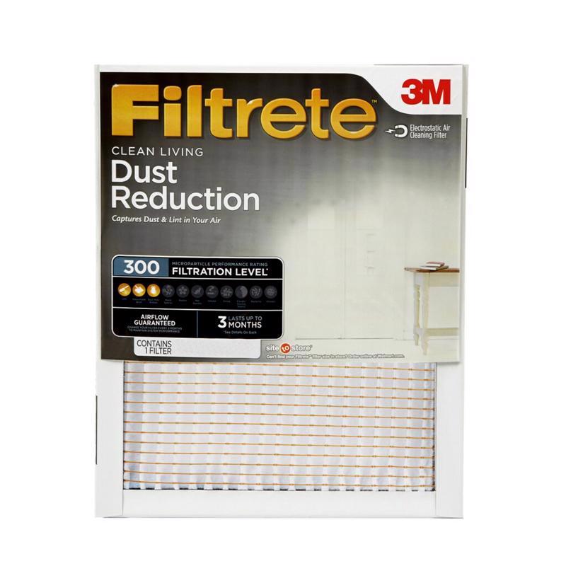 Filtrete 20 in. W X 24 in. H X 1 in. 300 MPR Pleated Filter Dust