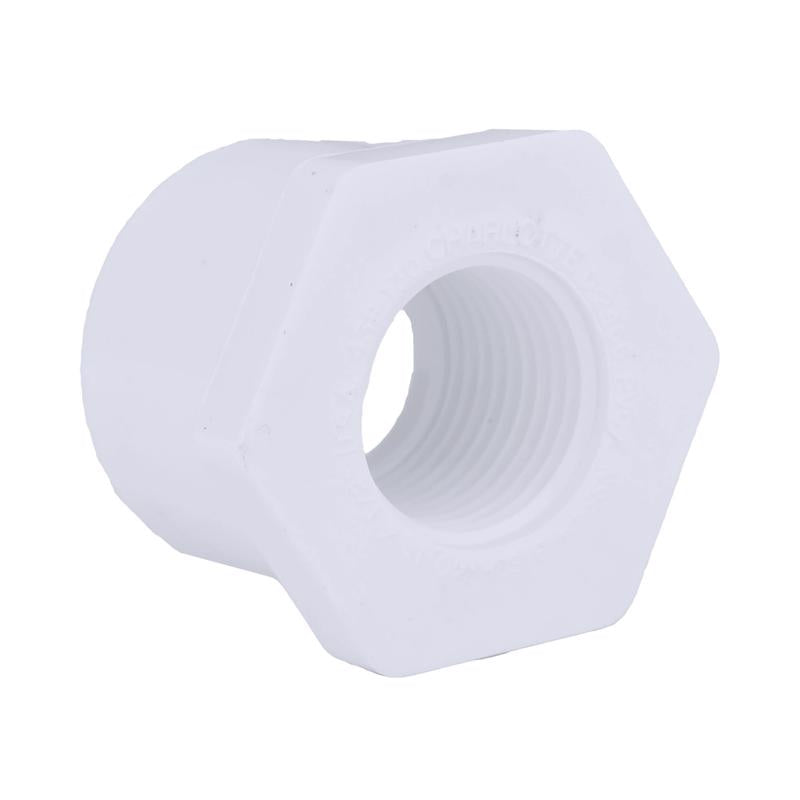 Charlotte Pipe Schedule 40 1 in. Spigot X 1/2 in. D FPT PVC Reducing Bushing