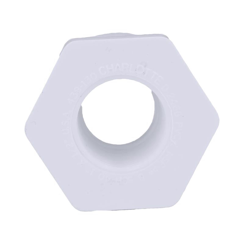 Charlotte Pipe Schedule 40 1 in. Spigot X 1/2 in. D FPT PVC Reducing Bushing