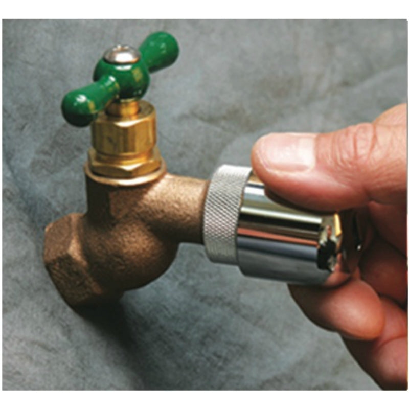 Conservco 3/4 in. Hose MPT Anti-Siphon Brass Hose Bibb Lock with Padlock