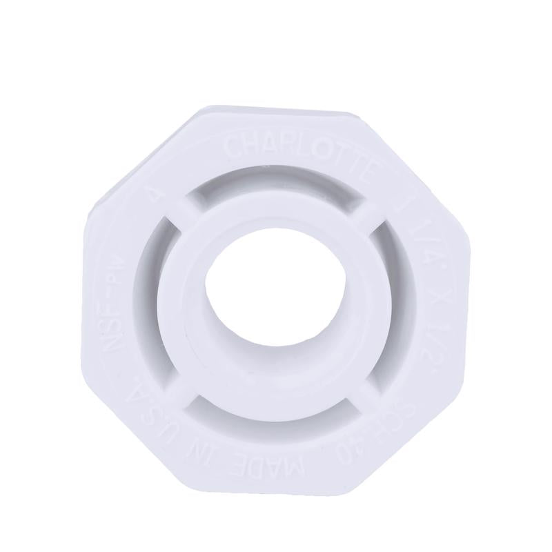 Charlotte Pipe Schedule 40 1-1/4 in. Spigot X 1/2 in. D FPT PVC Reducing Bushing