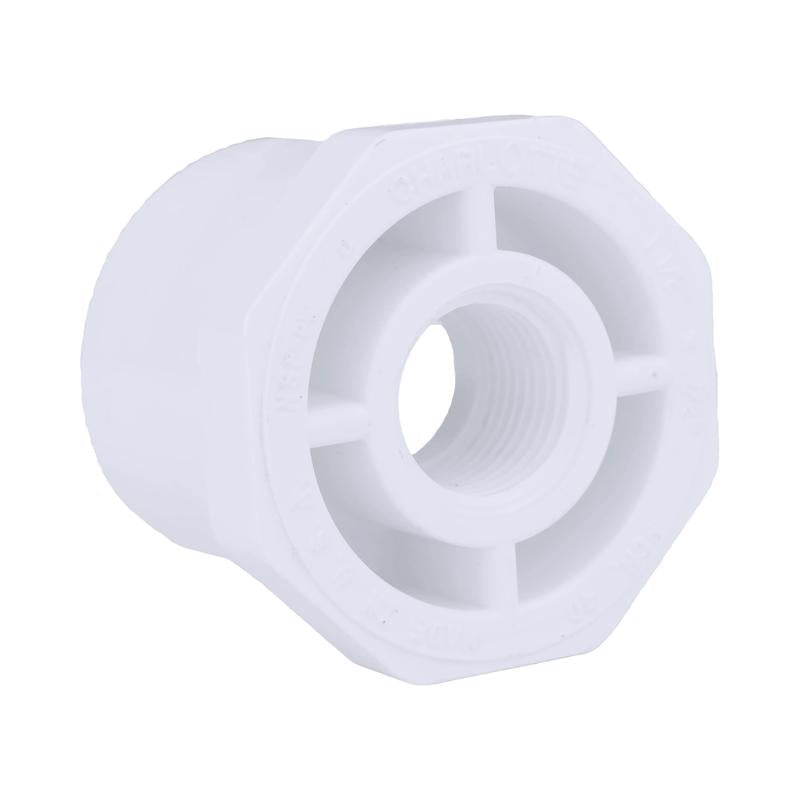 Charlotte Pipe Schedule 40 1-1/2 in. Spigot X 1/2 in. D FPT PVC Reducing Bushing