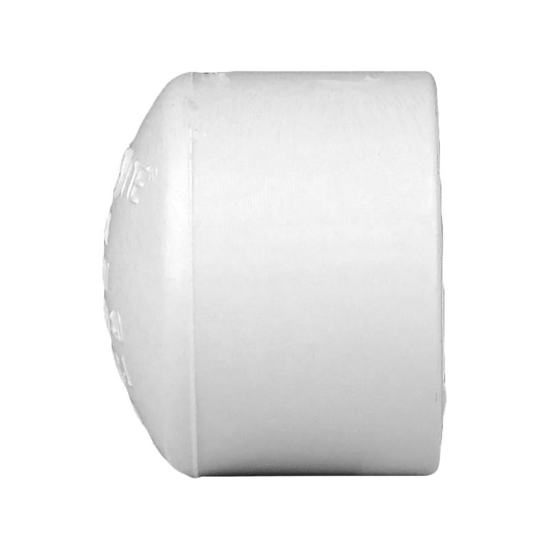 Charlotte Pipe Schedule 40 3/4 in. Socket X 3/4 in. D Socket PVC Cap