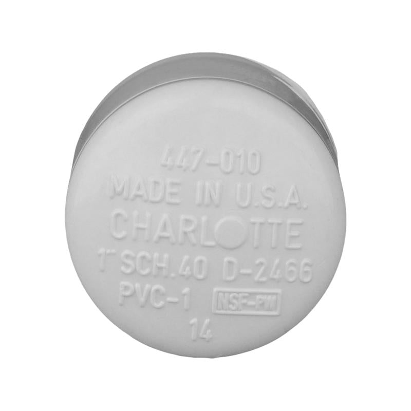 Charlotte Pipe Schedule 40 1 in. Slip PVC Cap