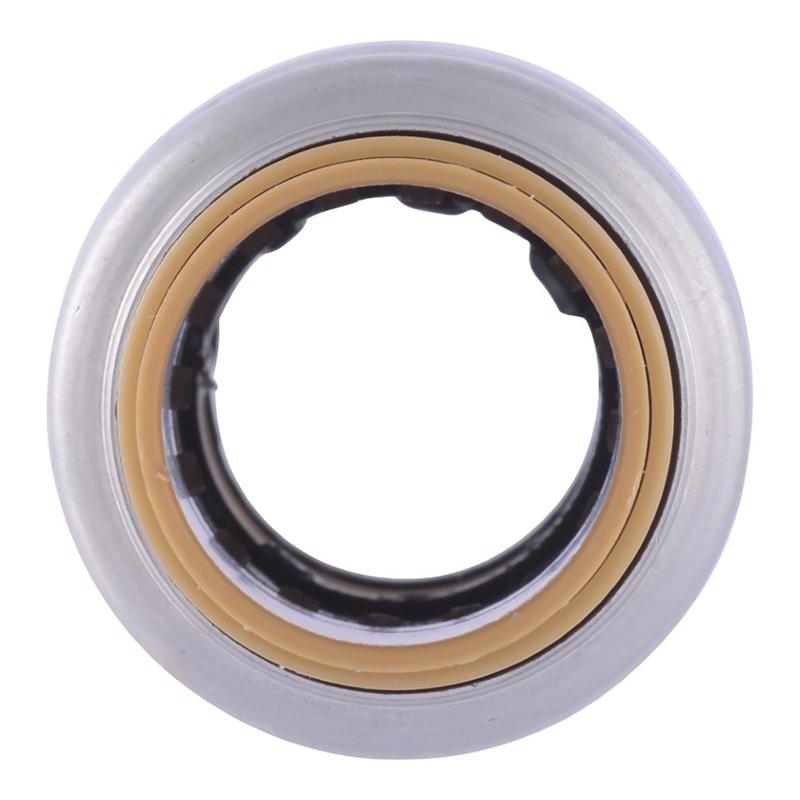 SharkBite Push to Connect 1/2 in. Barb each X 1/2 in. D Brass Coupling