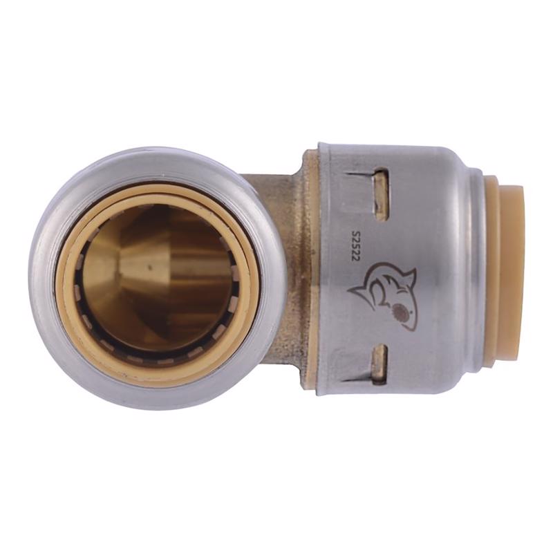 SharkBite Push to Connect 1/2 in. PTC each X 1/2 in. D Brass Elbow