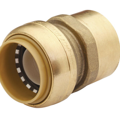SharkBite Push to Connect 1 in. PTC each X 1 in. D FPT Brass Connector