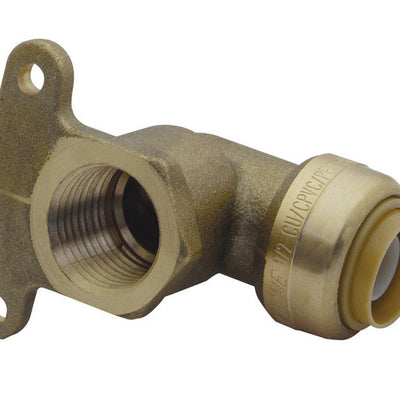 SharkBite Push to Connect 1/2 in. PTC each X 1/2 in. D FPT Brass Elbow