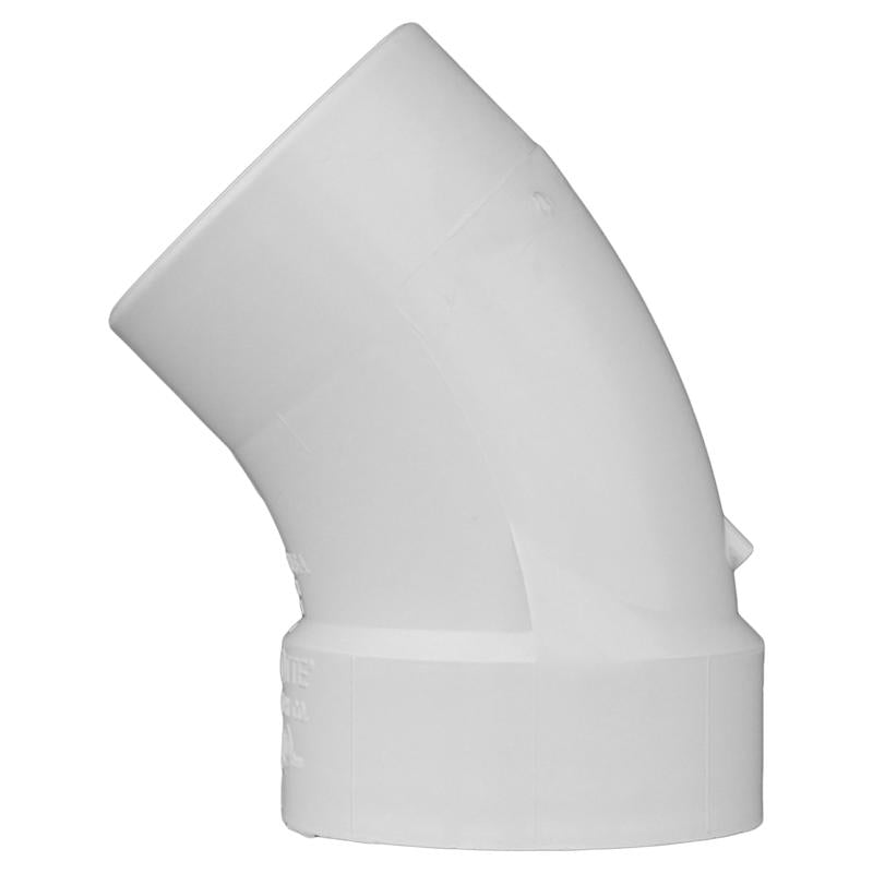 Charlotte Pipe Schedule 40 1-1/4 in. Hub X 1-1/4 in. D Spigot PVC Street Elbow