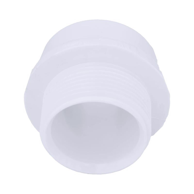 Charlotte Pipe Schedule 40 1-1/2 in. Spigot X 1-1/4 in. D MIP PVC Pipe Adapter
