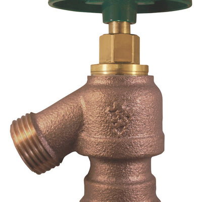 Arrowhead 1/2 or 3/4 in. FIP Hose Brass Garden Valve