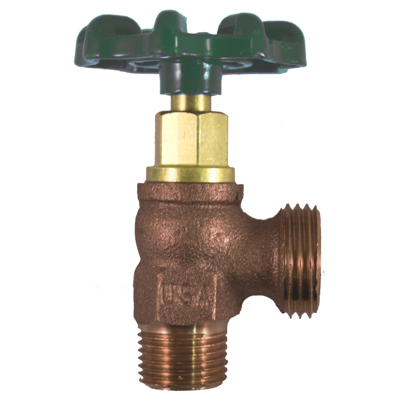 Arrowhead 1/2 in. MIP X 3/4 in. Hose Brass Boiler Drain