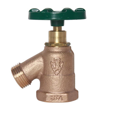 Arrowhead 1 in. FIP X 3/4 in. Hose Brass Garden Valve