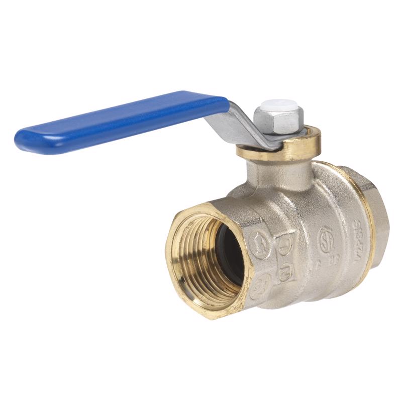 Homewerks 3/4 in. Brass FIP Ball Valve Full Port Quarter-Turn Lever For Water/Oil/Gas