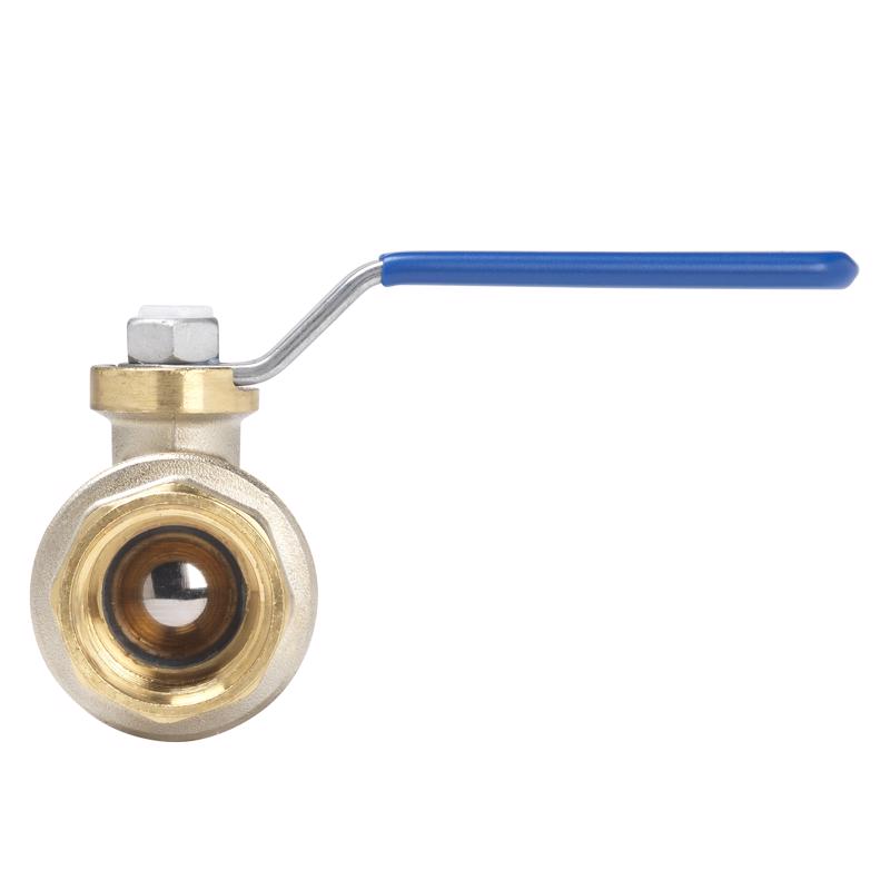 Homewerks 1 in. Brass FIP Ball Valve Full Port Quarter-Turn Lever For Water/Oil/Gas