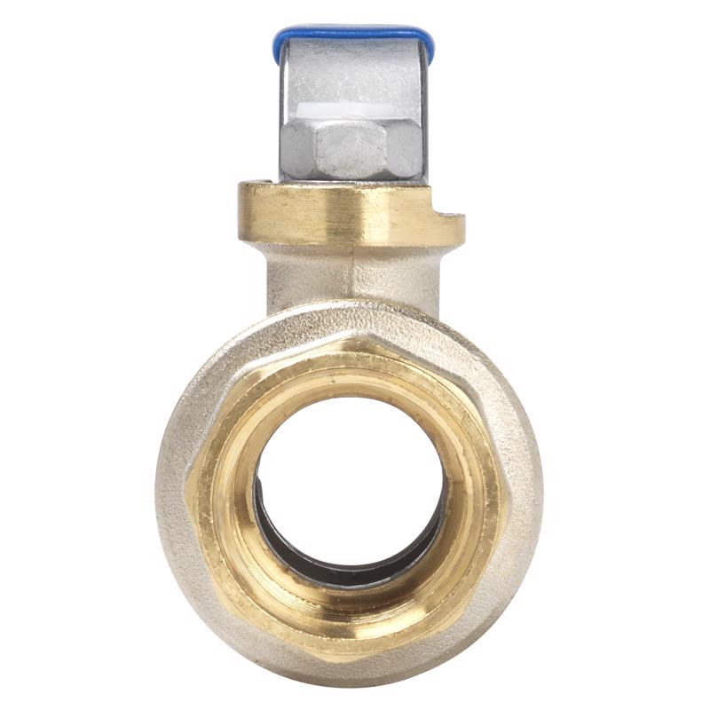 Homewerks 1 in. Brass FIP Ball Valve Full Port Quarter-Turn Lever For Water/Oil/Gas