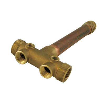 Campbell Brass Brown 1-1/4 in. Tank Cross
